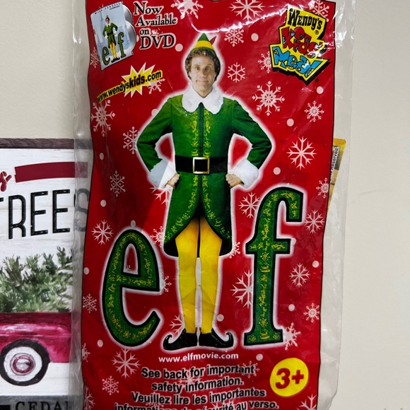 New Sealed Will Farrell Elf Buddy Movie Clip On Toy Collectible Wendy's 2004 - Picture 2 of 6